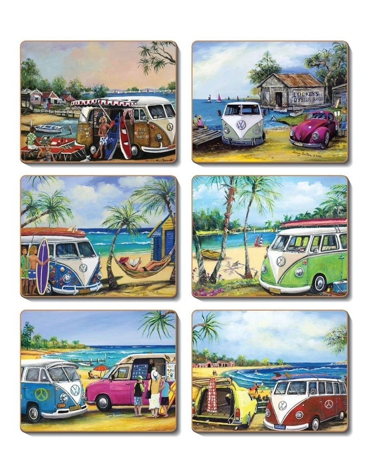 Cinnamon Kombi set of 6 Placemats 1 Cinnamon Kombi set of 6 Placemats