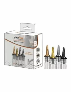 Uber Bar Tools Proflow Pack Chrome (4 Pce) (W/ Snap-On Protector/Mesaures)