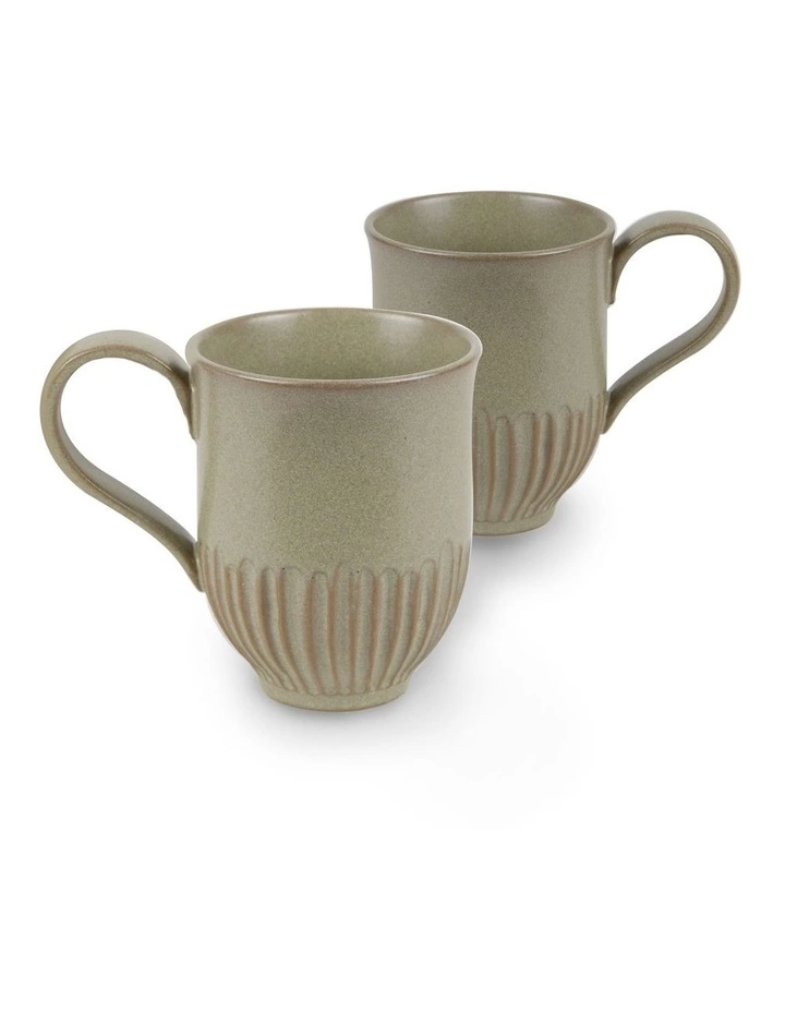 Robert Gordon Olive Crafted 400ml Mug Set 2 1 Robert Gordon Olive Crafted 400ml Mug Set 2