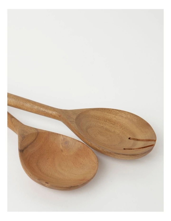 Australian House & Garden Summer Wattle Salad Server Set 2 3 Australian House & Garden Summer Wattle Salad Server Set 2 - Image 3