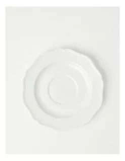 Heritage Scalloped Cup & Saucer White -Dining Sales 826729300 3 720x928