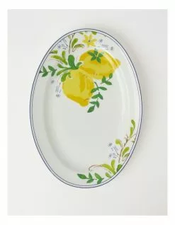 Heritage Lemon Oval Platter