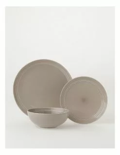 Heritage Avenue 12 Piece Dinner Set Taupe -Dining Sales 826731100 3 1 720x928