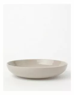 Heritage Avenue Shallow Serving Bowl Taupe