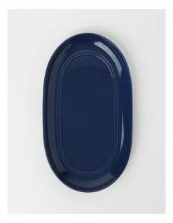 Heritage Avenue Oval Platter Indigo