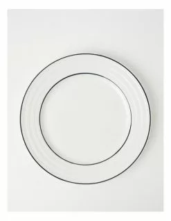 Heritage Ribbed 12pc Dinner Set with Blue Rim -Dining Sales 826734250 4 720x928