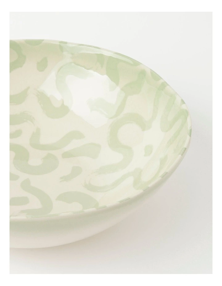 Vue Swirl Serving Bowl Green 4 Vue Swirl Serving Bowl Green - Image 4