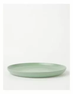 Vue Desert Bloom Round Platter Sage