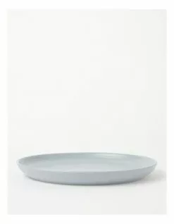 Vue Desert Bloom Round Platter Spa Blue