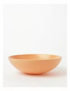 Vue Desert Bloom Serving Bowl Peach