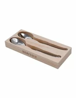 Heritage Laguiole Sophistique 2 pce Salad Serving Set - Gold