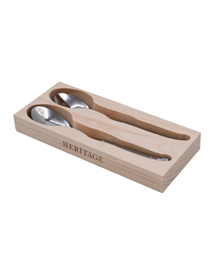 Heritage Laguiole Sophistique 2 pce Salad Serving Set - Gold 1 Heritage Laguiole Sophistique 2 pce Salad Serving Set - Gold