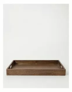 Heritage Walnut Look Serving Tray 45x30x5cm