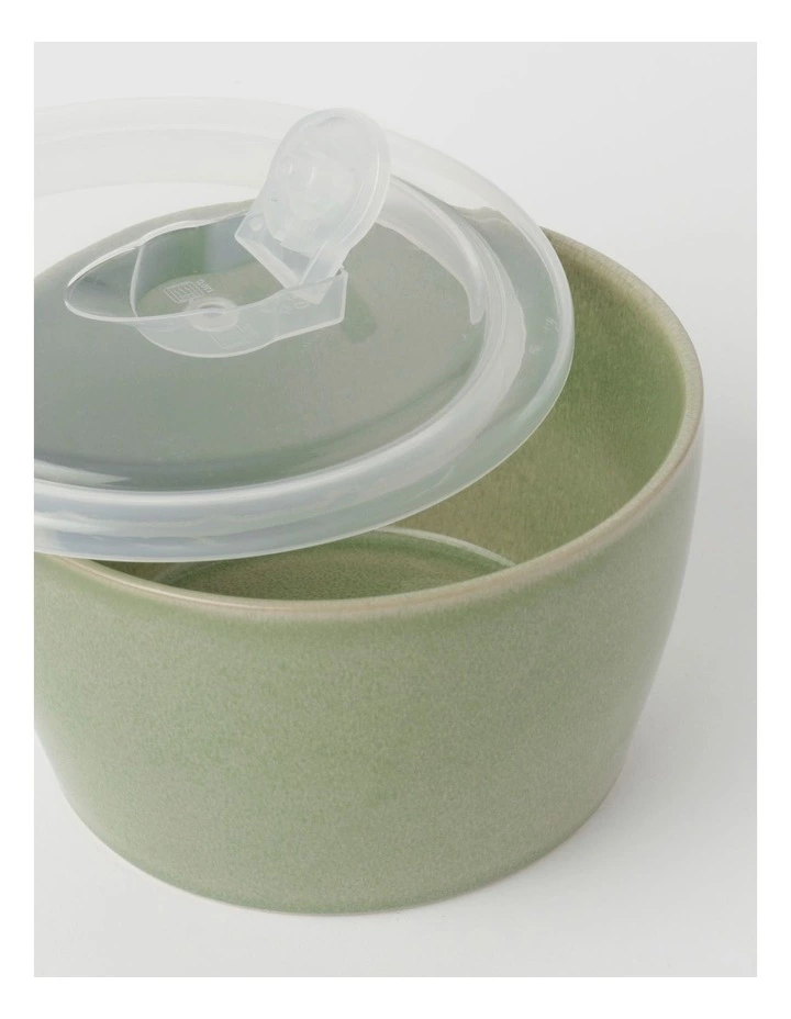 Australian House & Garden Reactive Glaze Microwave Bowl Green 8.5cm 2 Australian House & Garden Reactive Glaze Microwave Bowl Green 8.5cm - Image 2