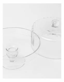 Heritage Ribbed Cake Dome And Stand 25.5x25cm -Dining Sales 829002880 3 720x928