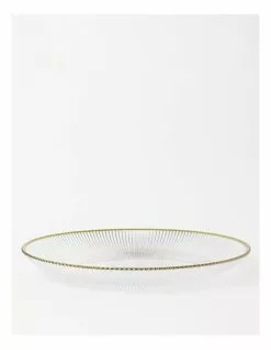 Heritage Luxe Ambrose Gold Rim Plate 31.2cm