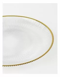Heritage Luxe Ambrose Gold Rim Plate 31.2cm -Dining Sales 829003780 3 720x928