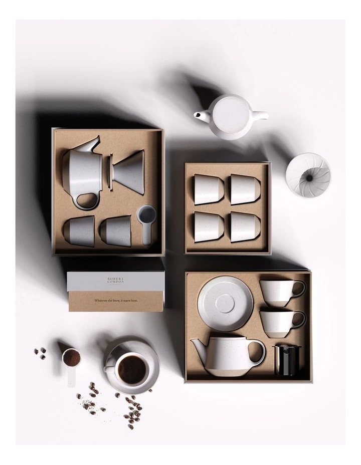 Robert Gordon Ritual Collection Coffee Set - Matt Grey Blue with raw speckled clay 4 Robert Gordon Ritual Collection Coffee Set - Matt Grey Blue with raw speckled clay - Image 4
