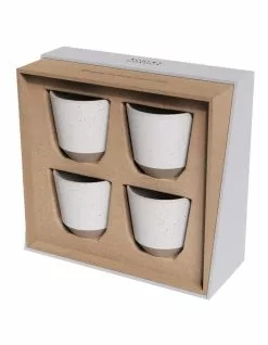 Robert Gordon Ritual Collection Latte Set - Speckled White with raw speckled clay -Dining Sales 829393300 3 720x928