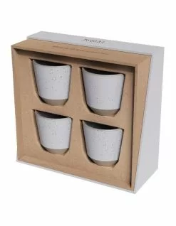 Robert Gordon Ritual Collection Latte Set - Matt Grey Blue with raw speckled clay -Dining Sales 829393390 3 720x928