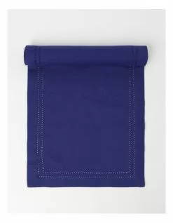 Heritage Elizabeth Table Runner - Navy Blue