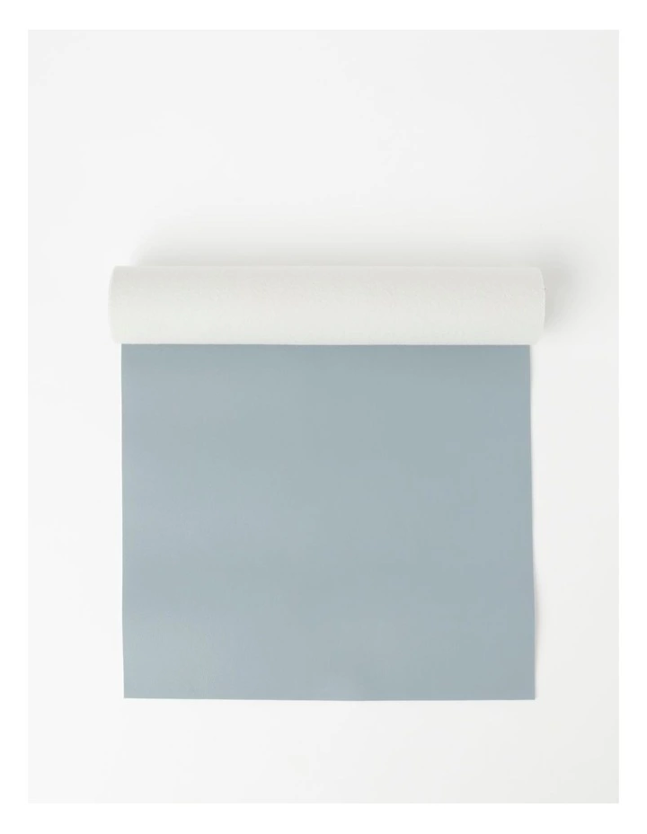 Vue Leather Look Table Runner - Spa Blue 1 Vue Leather Look Table Runner - Spa Blue