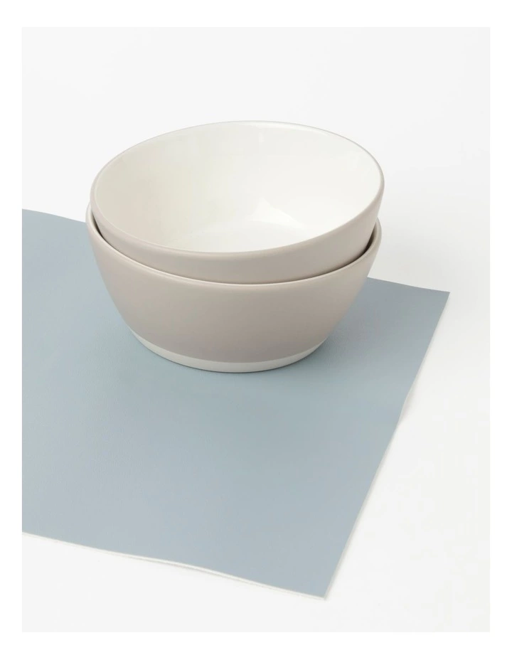 Vue Leather Look Table Runner - Spa Blue 2 Vue Leather Look Table Runner - Spa Blue - Image 2