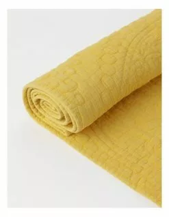 Heritage Quilted Table Runner Lemon 5 Heritage Quilted Table Runner Lemon -Dining Sales 830029150 3 720x928