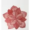 Heritage Poinsettia Placemat Set Of 4 - Red