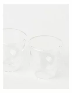 The Cooks Collective Double Wall Glass Espresso 80ml Set of 2 -Dining Sales 835102270 3 720x928