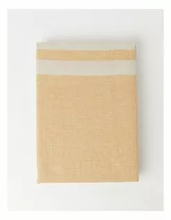 Australian House & Garden Yarn Dyed Linen Tablecloth - Sand