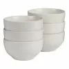 Cooper & Co Set of 6 13cm Stoneware Bowls In White