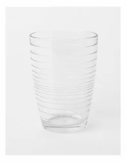 Vue Edith Large Ribbed 415ml Set Of 6