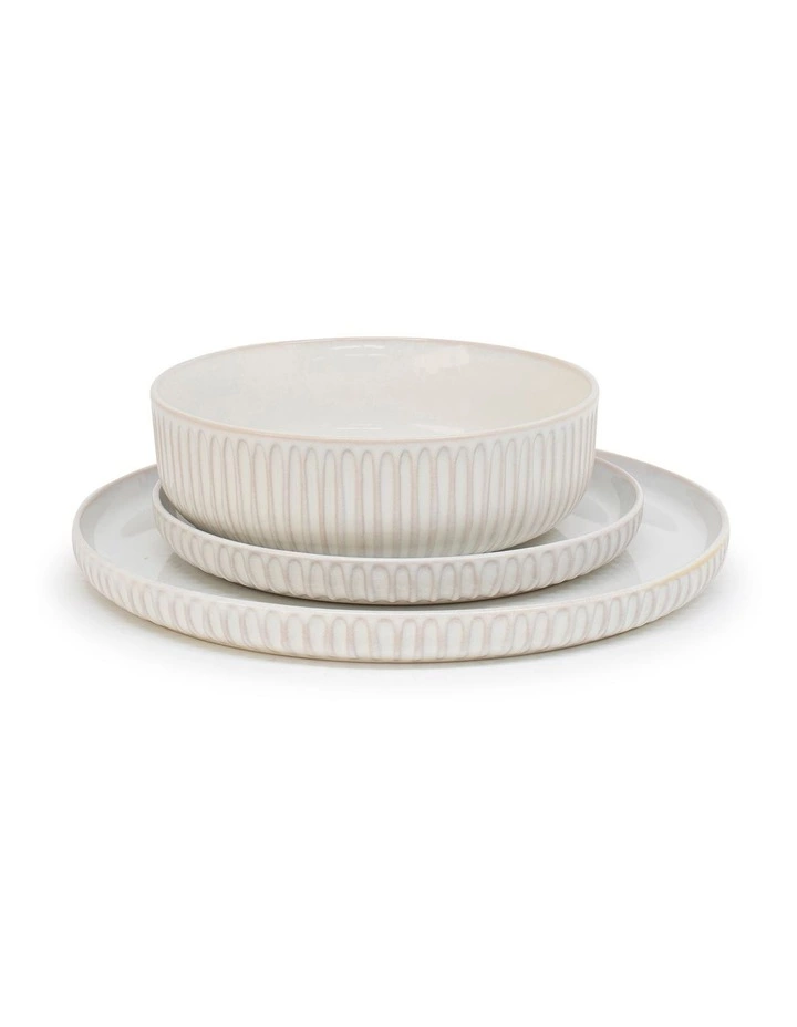 Salt&Pepper Amana Dinner Set - 12 Piece - White 2 Salt&Pepper Amana Dinner Set - 12 Piece - White - Image 2