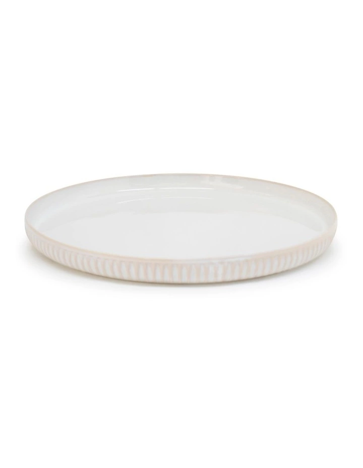 Salt&Pepper Amana Round Platter - 33cm - White 1 Salt&Pepper Amana Round Platter - 33cm - White