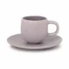 Salt&Pepper Hue Espresso Cup & Saucer - 85ml - Lilac