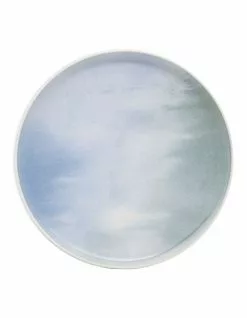 Salt&Pepper Kanoko Round Platter - 33cm - Blue