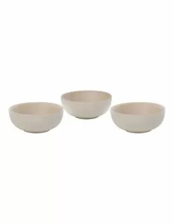 Salt&Pepper Kanoko Bowl - 10cm - Set of 3 - Pink