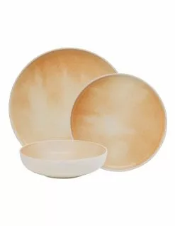 Salt&Pepper Kanoko Dinner Set - 12 Piece - Caramel