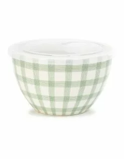 Salt&Pepper Lunch2Go 15cm Bowl With Lid Mint Gingham