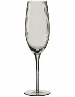 Salt&Pepper Amana Flute - 280ml - Set of 4 - Grey