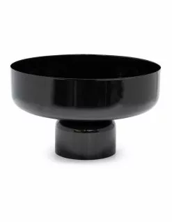 Salt&Pepper Amana Footed Fruit Bowl - 26cm - Black