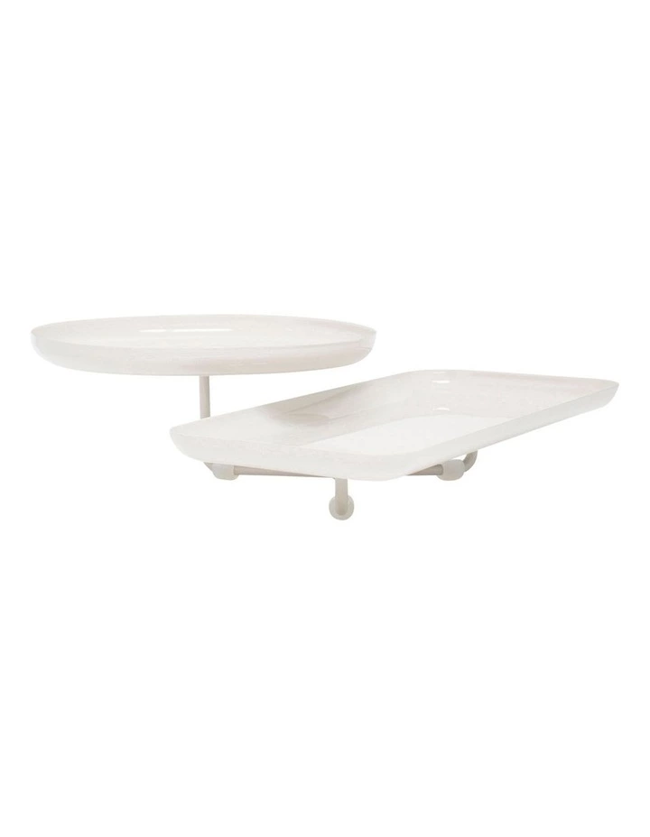 Salt&Pepper Amana 2 Tier Stand - White 1 Salt&Pepper Amana 2 Tier Stand - White