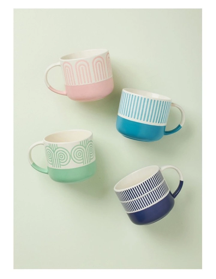 Maxwell & Williams Arches Mug 400ML Aqua 2 Maxwell & Williams Arches Mug 400ML Aqua - Image 2