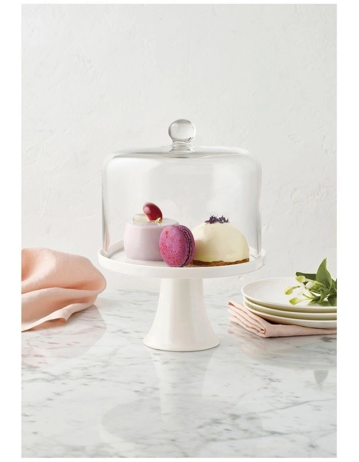 Maxwell & Williams Diamante Straight Sided Cake Dome 19x15cm Gift Boxed 2 Maxwell & Williams Diamante Straight Sided Cake Dome 19x15cm Gift Boxed - Image 2