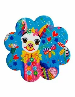 Maxwell & Williams Donna Sharam Rainbow Jungle Ceramic Flower Coaster 10cm Lovely