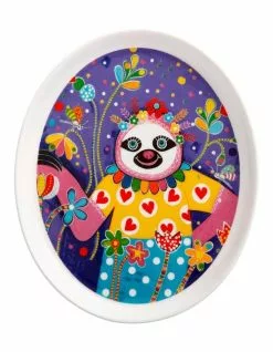 Maxwell & Williams Donna Sharam Rainbow Jungle Plate 16cm Slow Walker Gift Boxed