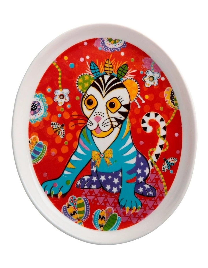 Maxwell & Williams Donna Sharam Rainbow Jungle Plate 16cm Tiggy & Tiny Gift Boxed 1 Maxwell & Williams Donna Sharam Rainbow Jungle Plate 16cm Tiggy & Tiny Gift Boxed