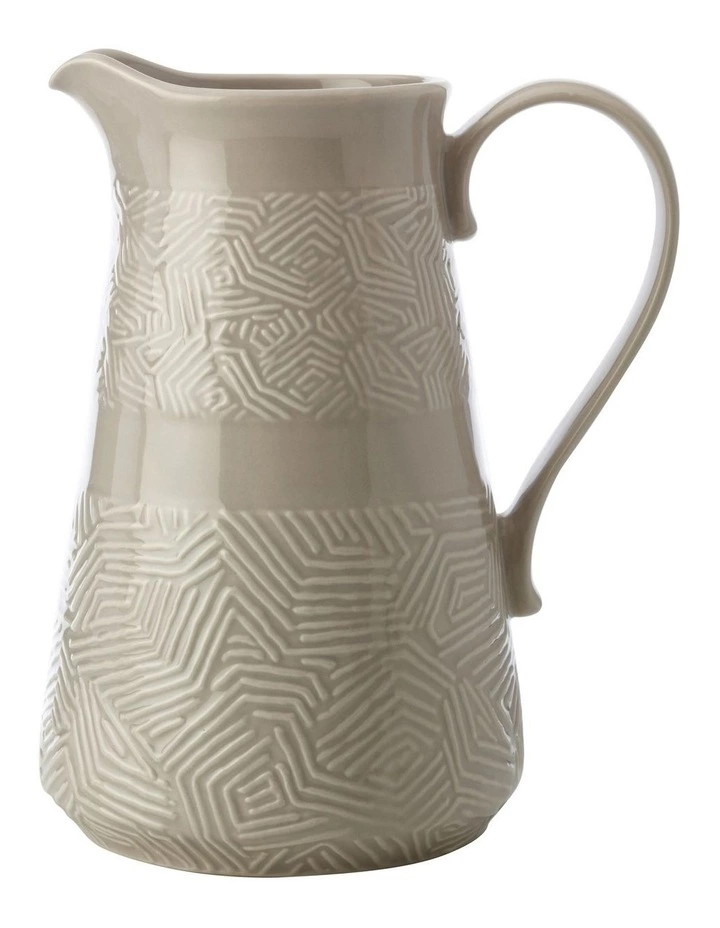 Maxwell & Williams Dune Pitcher 2.5L Taupe Gift Boxed 1 Maxwell & Williams Dune Pitcher 2.5L Taupe Gift Boxed