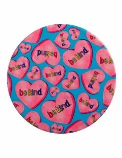 Maxwell & Williams Kasey Rainbow Be Kind Ceramic Coaster 10cm Hearts
